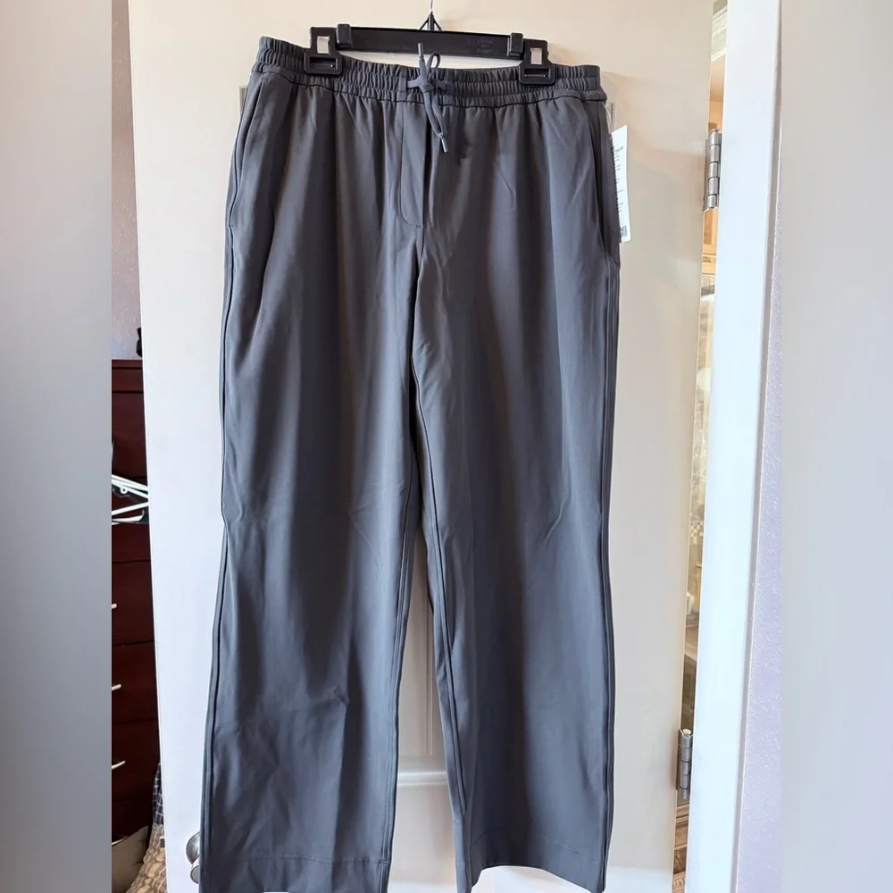 Lululemon Athletica Gray Track Pants Performance Fabric - Picture 2 of 6